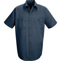 Red Kap Industrial Solid Work Shirts - 4 Pack-Colour: Navy Blue