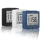 Marathon Atomic Desk Clock With Backlight - Heat & Comfort Index - Black (CL030054BK)-Choose between AST, CST, EST, MST, NST & PST with option to turn on or off Daylight Savings Time