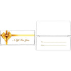 Action Envelope Currency Envelopes - 2-7/8" x 6-1/2" - Gold Bow - 500 Pack-Comes in Gold Bow