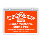 Ready 2 Learn Jumbo Washable Stamp Pad - Orange - 6.2" L x 4.1" W - 2 Pack-Create vivid images: The high-quality ink provides sharp images when stamped. Use it to decorate posters, signs, notebooks and so much more!