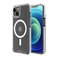 AXS PROShield Drop-tested MagSafe Compatible Clear Case for for Apple iPhone 13 mini - Frosted/Clear-Reinforced Corners maximize shock absorption
