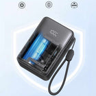 Anker Zolo 5000mAh 15W Power Bank with Carry Strap - Black-15W USB-C Charging and Recharging: The USB-C port supports up to 15W output and recharging, powering an iPhone 17 to 50% in 51 minutes while recharging the power bank to 50% in 43 minutes. (Note: Data based on internal lab testing.)