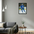 Mats Sundin Toronto Maple Leafs Action - Framed Canvas - 22" x 31"-Ready to hang - arrives fully assembled