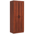 HOMCOM 63" H Kitchen Pantry Cabinet with Adjustable Shelves for Dining Room - Tan-5-tier shelf provides lots of space for pots and pans, dry goods or appliances 