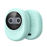 EMEET Piko Dual-Lens 4K Webcam with AI Autofocus - Green-Dual Camera: Ultra HD 4K + AI-Assisted for enhanced focus and exposure.