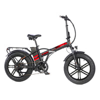 GoTyger 20" Step-Through Foldable 7-Speed E-Bike 7-Speed-Solid OPC integrated wheels offer superior strength and never need spoke adjustments