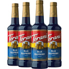 Torani Blue Raspberry Syrup - 750 mL - 4 Pack-More than just coffee : great for lattes, frappes, teas, cocktails, handcrafted sodas, lemonades, milkshakes, desserts and other frozen blended drinks
