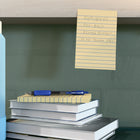 Staples Stickies Recycled Self-Stick Notes - 4" x 6" - Ruled - 5 Pack-100 Sheets/Pad