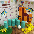Yellow Door Let's Roll Nursery Rhymes 6-Piece Set-The six much-loved rhymes include: Twinkle, Twinkle Little Star, Hickory Dickory Dock, Humpty Dumpty, Itsy Bitsy Spider, Five Little Speckled Frogs, and The Wheels on the Bus.
