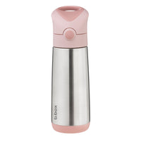 b.box - Insulated Drink Bottle - 500ml - Blush Crush-Triple-layer insulation keeps drinks cold up to 8h or warm up to 6h