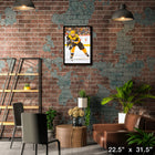 Evgeni Malkin Pittsburgh Penguins Skating - Framed Canvas - 22" x 31"-Officially licensed by the NHL and NHLPA