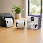 Premium Tape Shipping Labels - Compatible with Brother DK1202 - Black on White - 4" x 2-3/7" - 300 Labels-Brand: Premium Tape