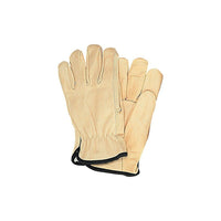 Zenith Safety Driver'S Gloves, Medium, Grain Cowhide Palm, Fleece Inner Lining - 12 Pack-Inner Lining Fleece