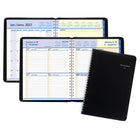 AT-A-GLANCE 2027 QuickNotes Weekly/Monthly Appointment Book - 9-7/8" H x 8" W - Black - Bilingual-Past and future months reference