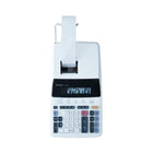 Sharp Large 12-Digit Commercial Printing Calculator - LCD Display - White-Extra-large 12-digit white LED-backlit, LCD display