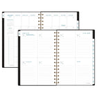 AT-A-GLANCE 2027 Signature Small Weekly/Monthly - 8-½" H x 6" W - Black Cover - Bilingual-13 months of weekly/monthly planning