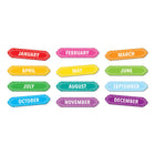 Ashley Productions Magnetic Die-Cut Timesavers & Labels - Months of the Year - Chalk Loops - 3 Pack-Multi-purpose, use on any magnetic surface