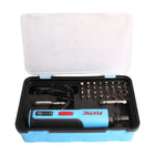 Fixtec 4V Lithium-Ion Cordless Screwdriver 26-Piece Kit-Great for jobs around the house.