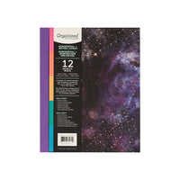 The Happy Planner 2026–2027 Organized Classic Book Bound Soft Cover Dated Planner - 9-13/16" x 8-11/16" - Stargaze Shimmer Dark Sky-This stunning 12-month planner (July 2026 - June 2027) includes yearly reference calendars, monthly calendars, weekly spreads, monthly priorities pages, note pages, and more
