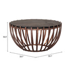 Zuo Kafig Coffee Table - Bronze-6