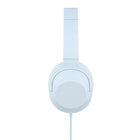 Basic Tech BTHBL Wired Headphones - Blue-Foldable