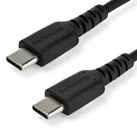 StarTech 3.3 ft USB-C Cable, Black-Charge devices using a heavy duty USB C cable built to withstand your daily routine