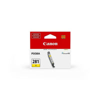Canon CLI-281 Y Yellow Ink Tank, Standard Yield (2090C001)-Yellow