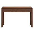 Hudson&Canal Pembroke Rectangular Desk - 48" W - Satin Walnut-Constructed of sturdy MDF materials in a handcrafted satin walnut finish