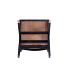 Manhattan Comfort Hamlet 17.64" Industry Chic Dining Chair - Black and Natural Cane - Set of 4-10