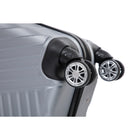 Swiss Traveller Steelara 3-Piece Hardside Luggage Set- Titanium Silver-9