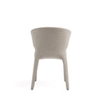 Manhattan Comfort Conrad 20.47" Mid-Century Modern Woven Tweed Upholstered Dining Chair - Wheat - Set of 4-21.26" L x 23" W x 30.71" H