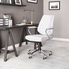 Zuo Enterprise Low Back Office Chair - White-Chair Weight Capacity: Supports up to 285 lb