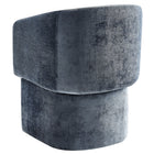 Modway Verity Barrel Back Chenille Dining Armchair - Slate Blue-8