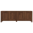 Hudson&Canal Chabot TV Stand for TV's up to 75" - Walnut-A transitional design accommodates TVs up to 75" for your entertaining space