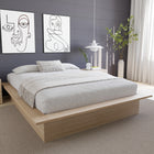 Nexera Malibu Bed Frame - Queen Size - Natural Blonde Oak-9