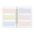 Orange Circle Studio Fruit & Flora Do It All Weekly/Monthly Planner - 5.75" x 8.25" - Assorted Colours - English-Offers tear-out shopping and to-do lists