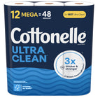 Cottonelle Ultra CleanCare Mega Roll Toilet Paper - 12 Pack-284 sheets per roll