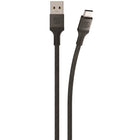 Scosche StrikeLine USB-C to USB-A Charging Cable - 1' - Black-USB Type C power: designed for fast transfer rates and high-efficiency charging and syncing of 15w with Type C devices
