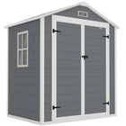 Outsunny 6' x 4.5' Outdoor Storage Shed-Works as a tool shed, a bike shed, a generator shed, or a lawn mower storage
