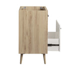 Modway Maverick 24" Bathroom Vanity Cabinet Sink Basin Not Included - Oak/White-8