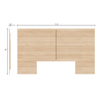 Nexera James Headboard - Queen Size - Natural Blonde Oak-7