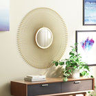 Zuo Glow Round Mirror - Gold-Mirror Placement: Wall