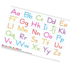 Ashley Productions Placemat Studio Smart Poly Manuscript Handwriting Learning Placemat - 13" x 19" - 10 Pack-Water resistant, no lamination required