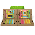 Tegu Magnetic Wooden Blocks - Tints - 90 Piece Set-Brilliantly simple and premium heirloom-quality toy that will last for generations