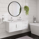 Modway Vitality 48" Double Sink Bathroom Vanity - White-MDF and Particleboard Construction