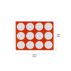 Westcott Self-Adhesive Reinforcements - White - 300 Pack-White