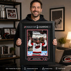 Frameworth Jordan Staal 16" H x 20" W Replica Signature Frame Carolina Hurricanes 2026 Stanley Cup Champions - Officially Licensed NHL/NHLPA-Frameworth quality: Made in Canada by Frameworth Sports Marketing, established 1992, producing officially licensed sports memorabilia