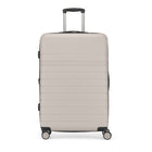 Bugatti Lisbon Large Hardside Luggage - Latte-Made from a durable blend of ABS and polycarbonate composite