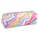 Fashion Stationery Bright Marble Stripe Pencil Case - 8.27" L x 2.76" W x 2.95" H - Multicolour-Ideal for holding pens, pencils and small accessories