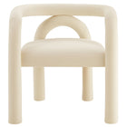 Modway Astrid Performance Velvet Dining Chair - Porcelain-8